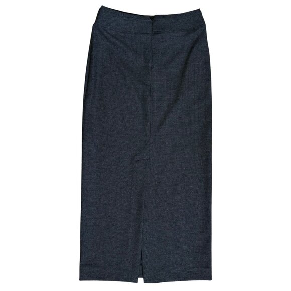 BEC + BRIDGE Tali Check-Print Stretch-Woven Midi Grey Skirt $340 EUC Sz 2 - Picture 5 of 6